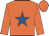 orange, royal blue star