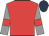 Red, Grey sleeves, Red armlets, Dark blue cap