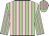 light green and pink stripes