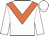 White body, orange chevron, white arms, white cap