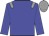 Blue body, grey epaulettes, blue arms, grey cap