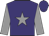 Purple, grey star & sleeves, purple cap
