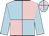 Light blue and pink (quartered), light blue sleeves