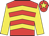 Red & yellow chevrons, yellow sleeves, yellow star on cap