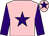 Pink, purple star, sleeves and star on cap