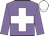 Mauve body, white cross, mauve arms, white cap