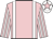 Pink, white braces, striped sleeves, white cap, pink star