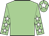 Light green, white stars on sleeves, light green cap, white star