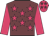 Garnet body, rose stars, rose arms, rose cap, garnet stars