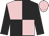 Pink and black (quartered), black sleeves, pink cap