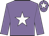 Mauve, white star and star on cap