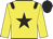 yellow, black star and epaulettes, black cap