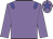 Mauve body, big-blue epaulettes, mauve cap, big-blue star