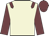 Beige body, garnet epaulettes, garnet arms, garnet cap