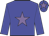 Big-blue body, mauve star, big-blue arms, big-blue cap, mauve star