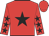 Red, black star, black stars on sleeves, red cap