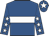 Royal blue, white hoop, white stars on sleeves, white star on cap