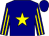 navy, yellow star, yellow stripes on sleeves, navy cap