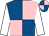 Royal blue and pink (quartered), white sleeves