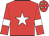red, white star, white armlets, white stars on red cap