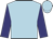 light blue, navy sleeves