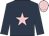 Dark Blue, Pink star and cap