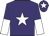 Purple, white star, halved sleeves and star on cap