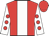 Red, white stripe, white sleeves, red spots