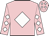 Pink, white diamond, diamonds on sleeves and cap