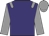 purple, grey epaulets, grey sleeves and cap