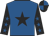 Royal blue, black star, black sleeves, royal blue stars, royal blue & black quartered cap