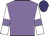 Mauve, white sleeves, mauve armlets, purple cap