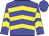 Blue, yellow chevrons, blue cap