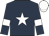 Dark Blue, White star and armlets, white cap