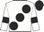White, large black spots, armlets and cap