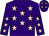 Purple, pink stars