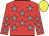 Red, grey stars, yellow cap