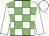 White body, big-green checked, white arms, white cap