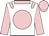 White, pink epaulettes, spot, collar and sleeves, pink cap