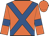 Orange, royal blue cross belts and armlets