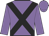 mauve, black cross sashes