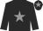 Black, grey star and star on cap