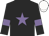 Black, mauve star and armlets, white cap
