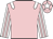 Pink, white epaulettes, white & pink striped sleeves, pink cap, white star