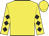 Yellow, black diamonds on sleeves