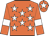 Orange, white stars, armlets and star on cap