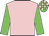 Pink, green sleeves, check cap