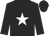 Black, white star, black sleeves, black cap