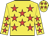Yellow, red stars