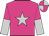 Magenta, silver star, halved sleeves, quartered cap